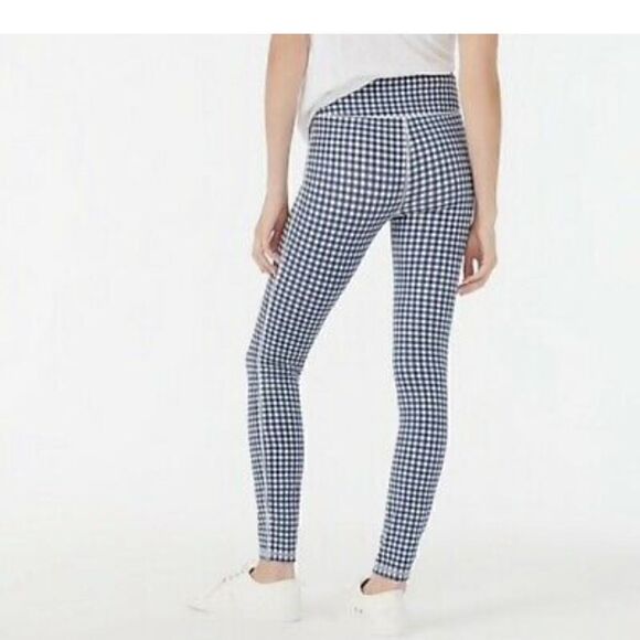 NWT J CREW Gingham Leggings - Picture 9 of 11